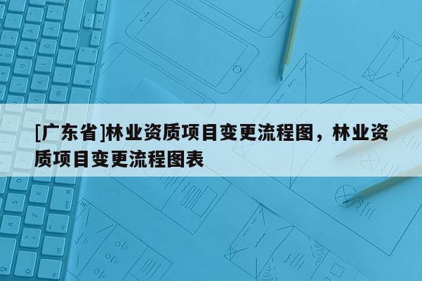 [广东省]林业资质项目变更流程图，林业资质项目变更流程图表