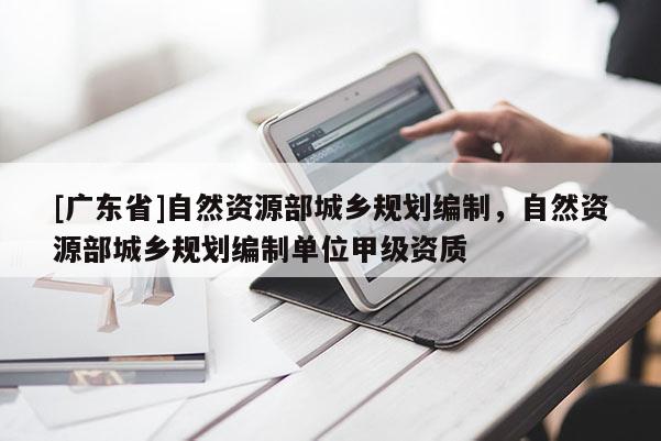 [广东省]自然资源部城乡规划编制，自然资源部城乡规划编制单位甲级资质