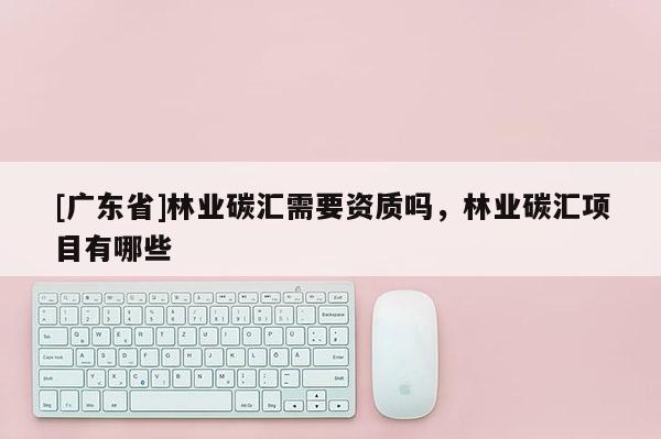 [广东省]林业碳汇需要资质吗，林业碳汇项目有哪些