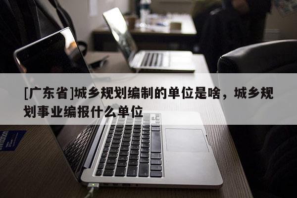 [广东省]城乡规划编制的单位是啥，城乡规划事业编报什么单位
