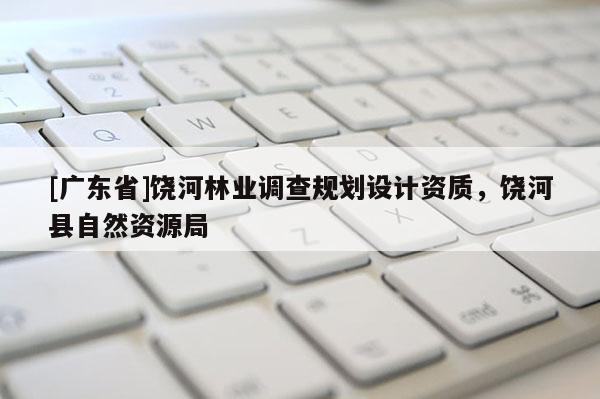 [广东省]饶河林业调查规划设计资质，饶河县自然资源局
