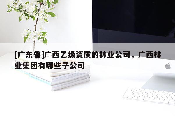 [广东省]广西乙级资质的林业公司，广西林业集团有哪些子公司