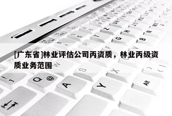 [广东省]林业评估公司丙资质，林业丙级资质业务范围