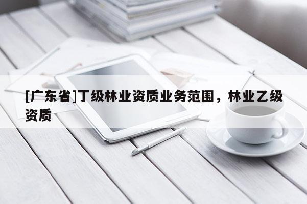 [广东省]丁级林业资质业务范围，林业乙级资质