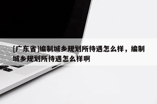 [广东省]编制城乡规划所待遇怎么样，编制城乡规划所待遇怎么样啊