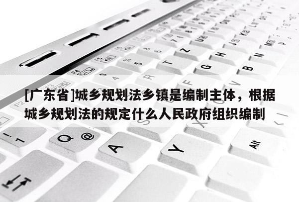 [广东省]城乡规划法乡镇是编制主体，根据城乡规划法的规定什么人民政府组织编制