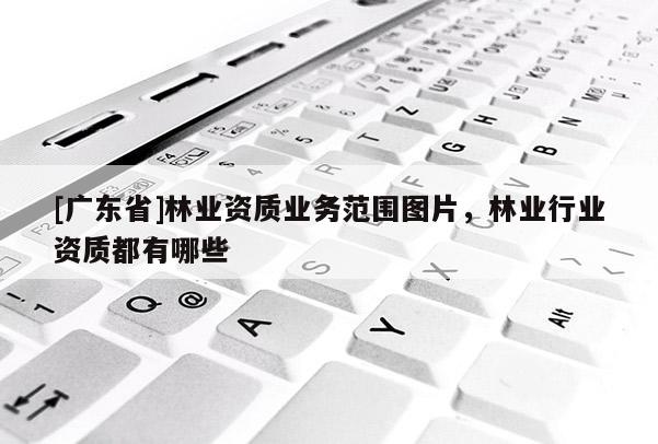 [广东省]林业资质业务范围图片，林业行业资质都有哪些