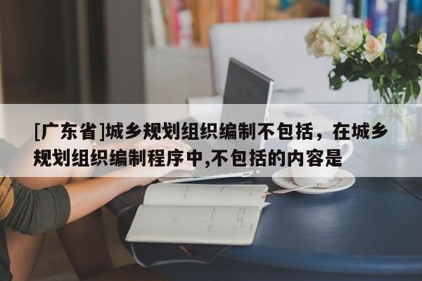 [广东省]城乡规划组织编制不包括，在城乡规划组织编制程序中,不包括的内容是