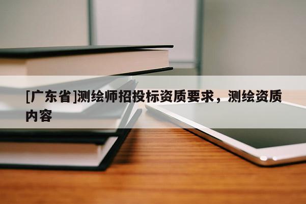 [广东省]测绘师招投标资质要求，测绘资质内容
