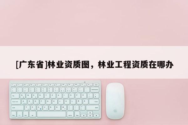[广东省]林业资质图，林业工程资质在哪办