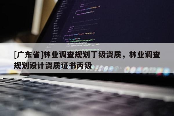 [广东省]林业调查规划丁级资质，林业调查规划设计资质证书丙级