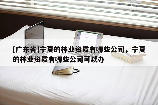 [广东省]宁夏的林业资质有哪些公司，宁夏的林业资质有哪些公司可以办