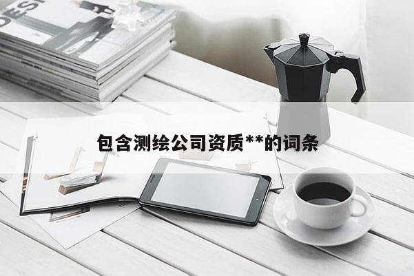 包含测绘公司资质**的词条