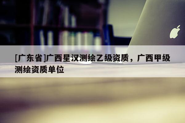 [广东省]广西星汉测绘乙级资质，广西甲级测绘资质单位