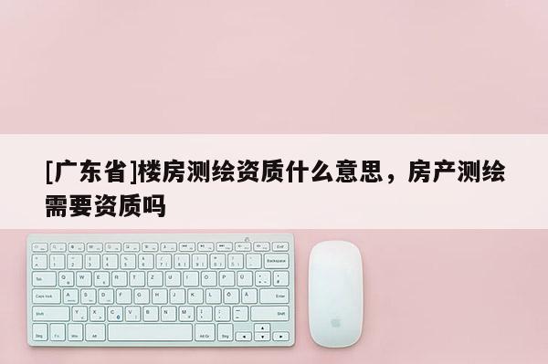 [广东省]楼房测绘资质什么意思，房产测绘需要资质吗