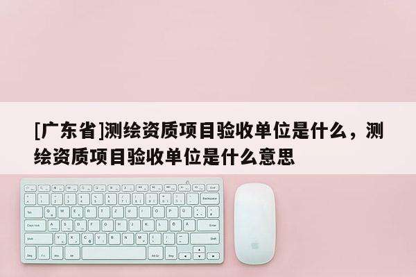 [广东省]测绘资质项目验收单位是什么，测绘资质项目验收单位是什么意思