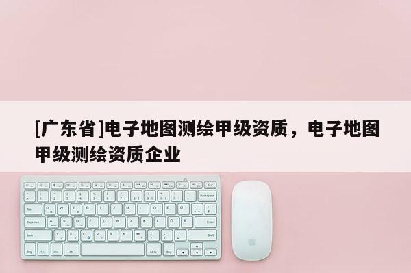 [广东省]电子地图测绘甲级资质，电子地图甲级测绘资质企业