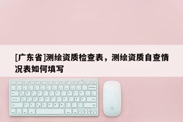 [广东省]测绘资质检查表，测绘资质自查情况表如何填写