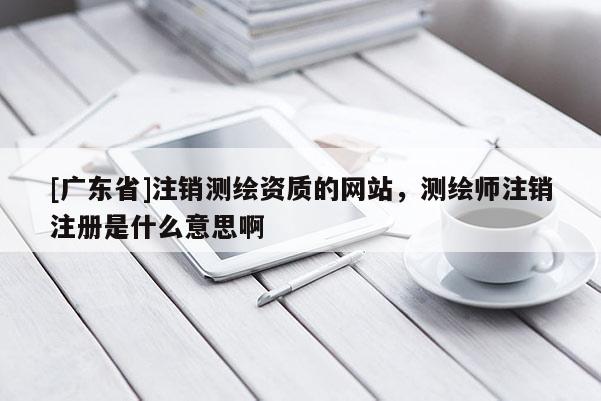 [广东省]注销测绘资质的网站，测绘师注销注册是什么意思啊