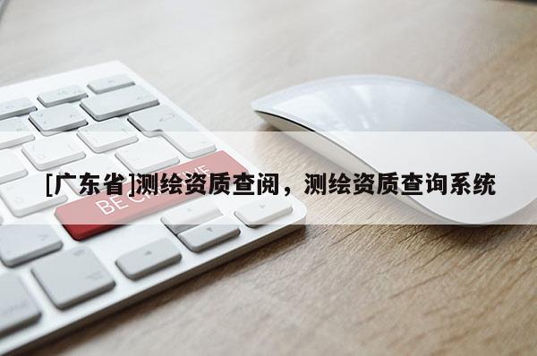 [广东省]测绘资质查阅，测绘资质查询系统