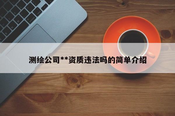 测绘公司**资质违法吗的简单介绍