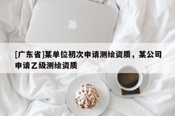 [广东省]某单位初次申请测绘资质，某公司申请乙级测绘资质