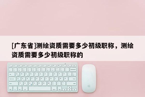 [广东省]测绘资质需要多少初级职称，测绘资质需要多少初级职称的