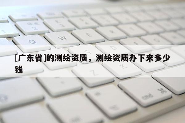 [广东省]的测绘资质，测绘资质办下来多少钱