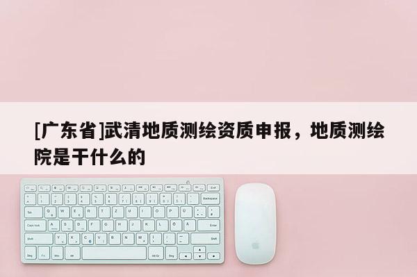 [广东省]武清地质测绘资质申报，地质测绘院是干什么的