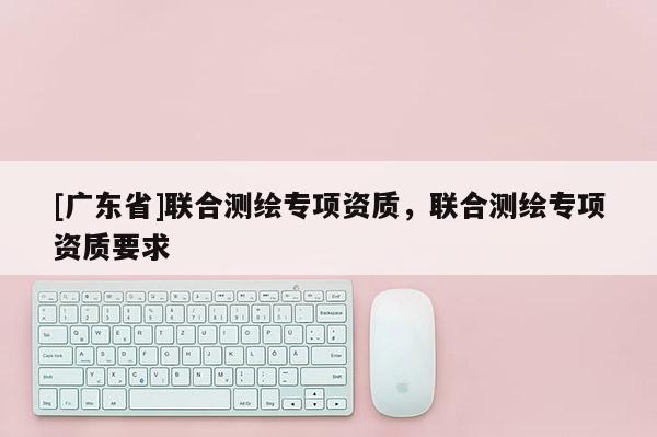 [广东省]联合测绘专项资质，联合测绘专项资质要求