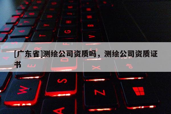 [广东省]测绘公司资质吗，测绘公司资质证书