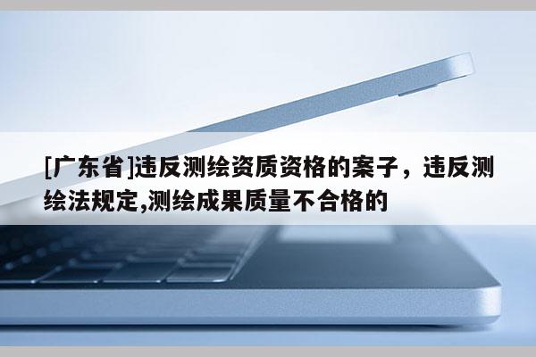 [广东省]违反测绘资质资格的案子，违反测绘法规定,测绘成果质量不合格的