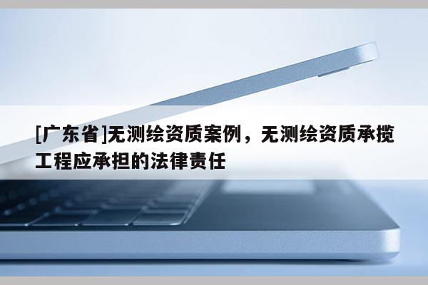 [广东省]无测绘资质案例，无测绘资质承揽工程应承担的法律责任