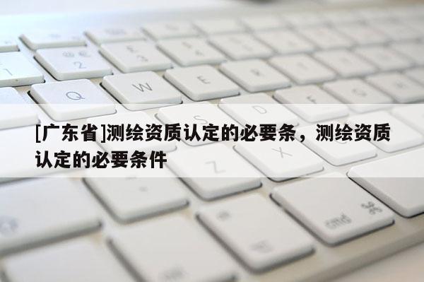 [广东省]测绘资质认定的必要条，测绘资质认定的必要条件