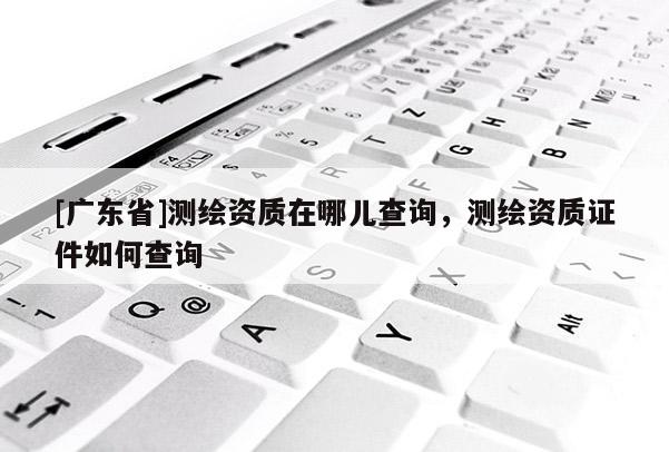 [广东省]测绘资质在哪儿查询，测绘资质证件如何查询