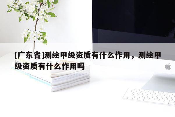 [广东省]测绘甲级资质有什么作用，测绘甲级资质有什么作用吗