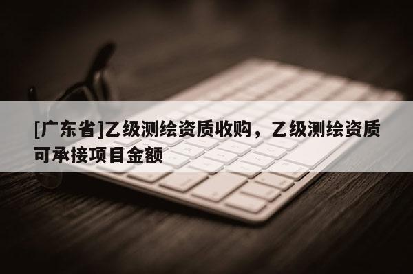 [广东省]乙级测绘资质收购，乙级测绘资质可承接项目金额